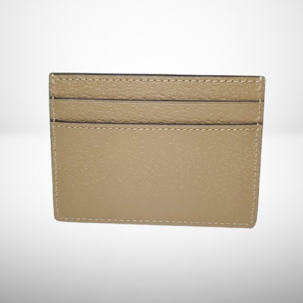 Gucci GG Marmont Leather Card Holder in Taupe Color - Picture 3 of 6